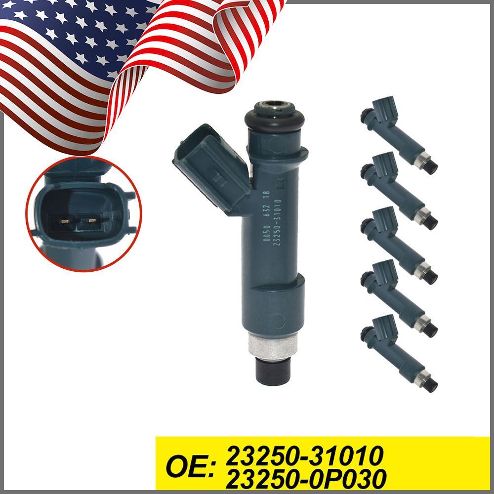 6PC 23250-31010 Fuel Injector For 2005-2015 for Toyota Tacoma 4.0L 23250-31060