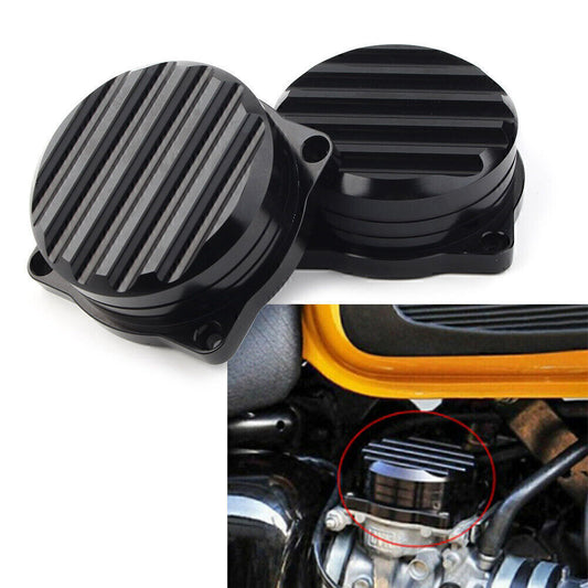 For Scrambler Thruxton/900 2008-2015 CNC Carburetor Cover Carb Tops Ripple Q