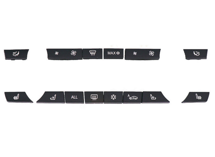 1 set of 14-button key cover repair kit for air conditioning heater switch suitable for F07 F10 F11 F01 n