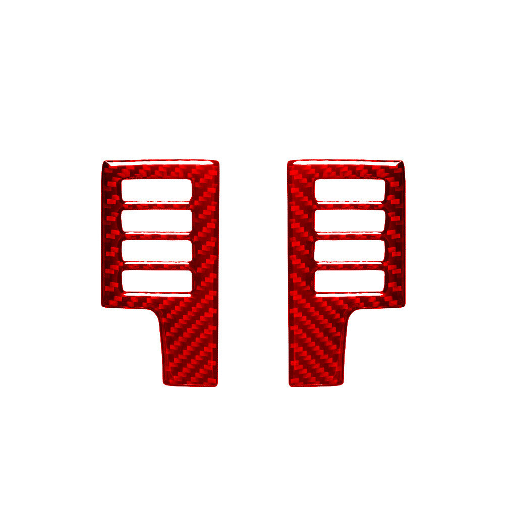 Red for Co -pilot Dashboard Trim Strip Cover Carbon Fiber For Camaro 16-18 v