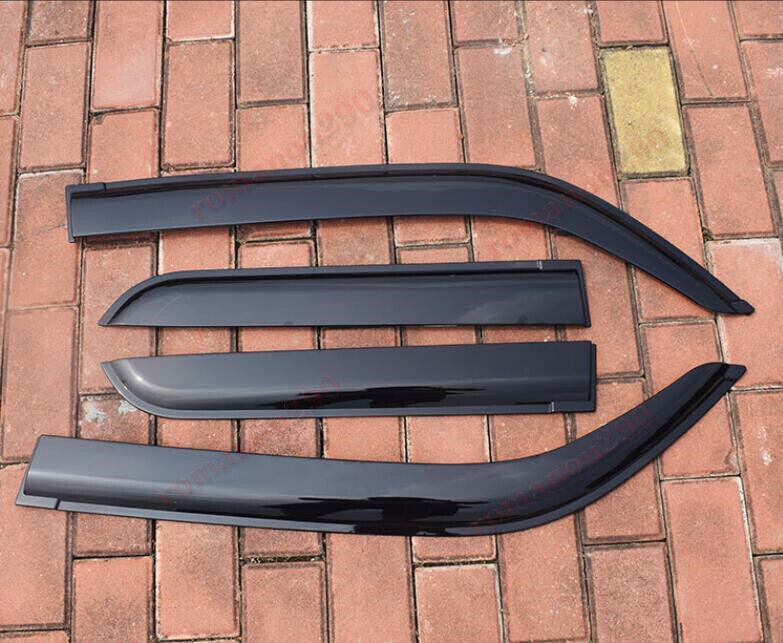 for Toyota 4Runner 10-23 Smoke Window Visor Vent Sun Shade Rain Guard Door Visor