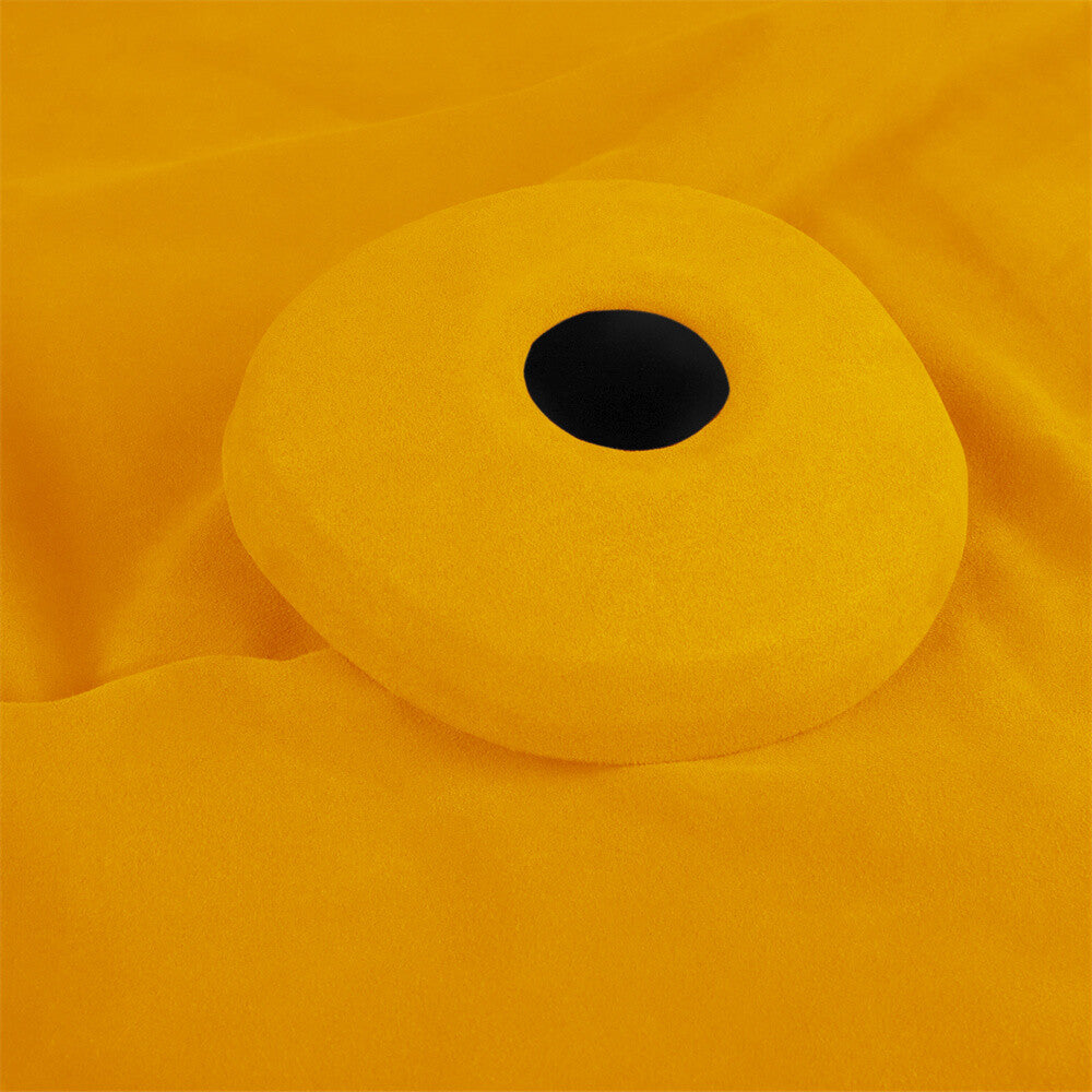 Suede Yellow Steering Wheel Center Cover for BMW G20 G30 G01 G02 G05 G06 G07 G11