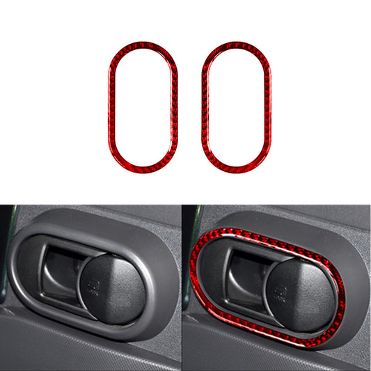 21X Carbon Fiber Full Set Interior Decor Cover Trim for Mustang 2009-2013 v