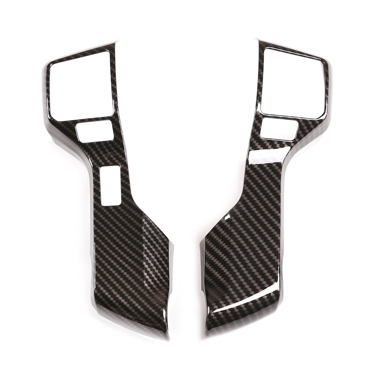 Black stainless steel front grille ventilator trim for Toyota FJ Cruiser 07-21