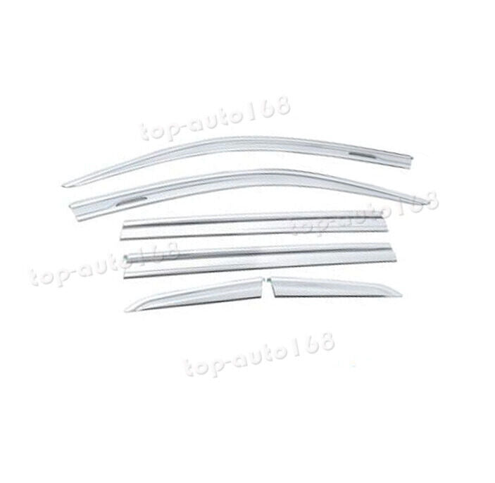 for Subaru Forester 2019-2024 silver Window Visors Sun Rain Guard Vent Deflector