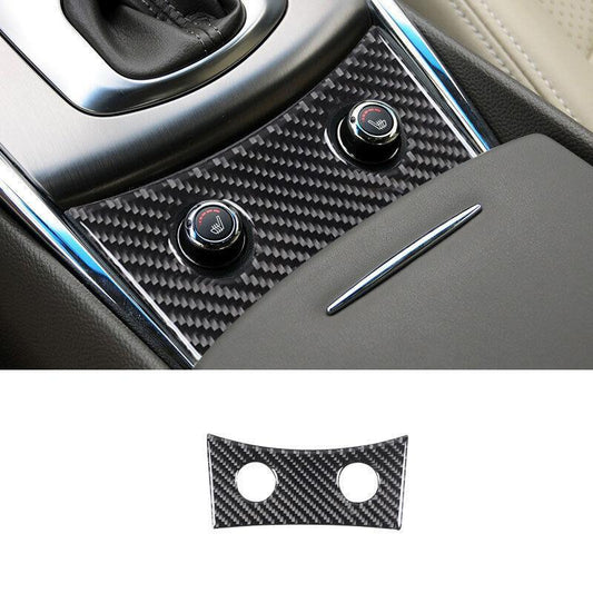 for infiniti G37 2010-2013 Carbon Fiber Middle Console for Seat Heating Panel Trim