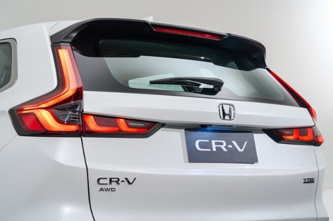H Rear CR-V MATT Black Embroidered Badge Applicable to Rear for Honda CR-V 2023-ON