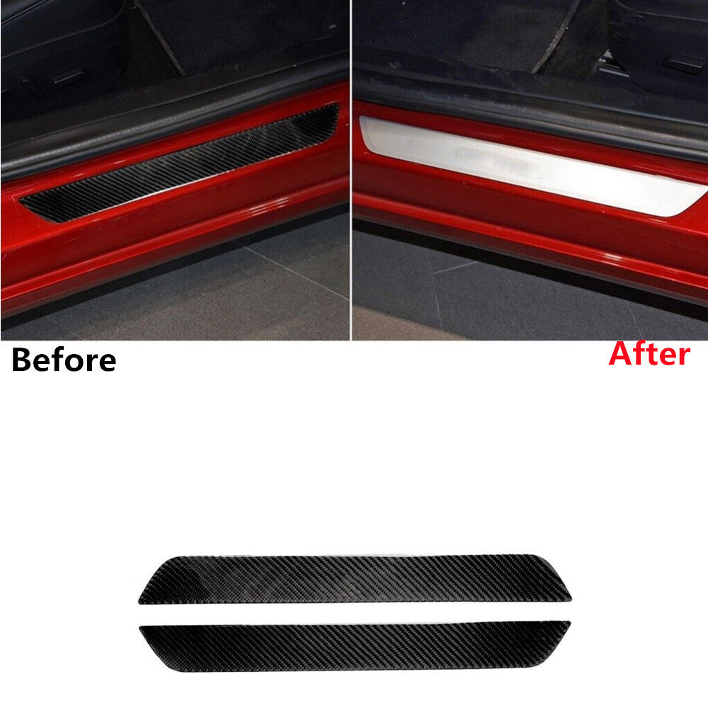 for Model S 2013-2022 Carbon Fiber Rearview Mirror Cover Decorative Accessories- v