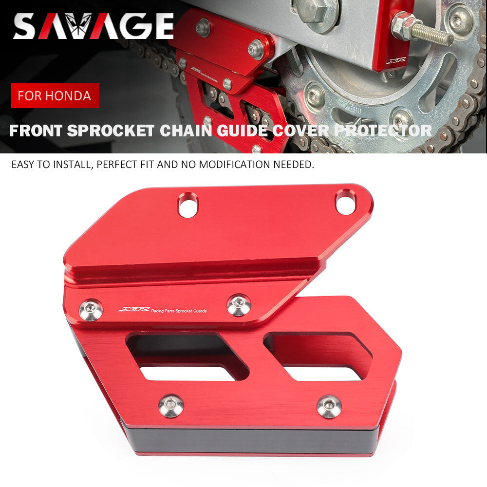 Front Sprocket Cover Chain Guide Guard for HONDA XR125L 2010-2020 XR190L 2017-21 Q