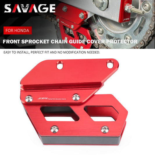 Front Sprocket Cover Chain Guide Guard for HONDA XR125L 2010-2020 XR190L 2017-21 Q