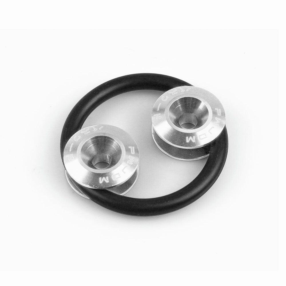 Silver JDM Quick Release Fasteners Car Bumpers Trunk Fender Hatch Lids Kit