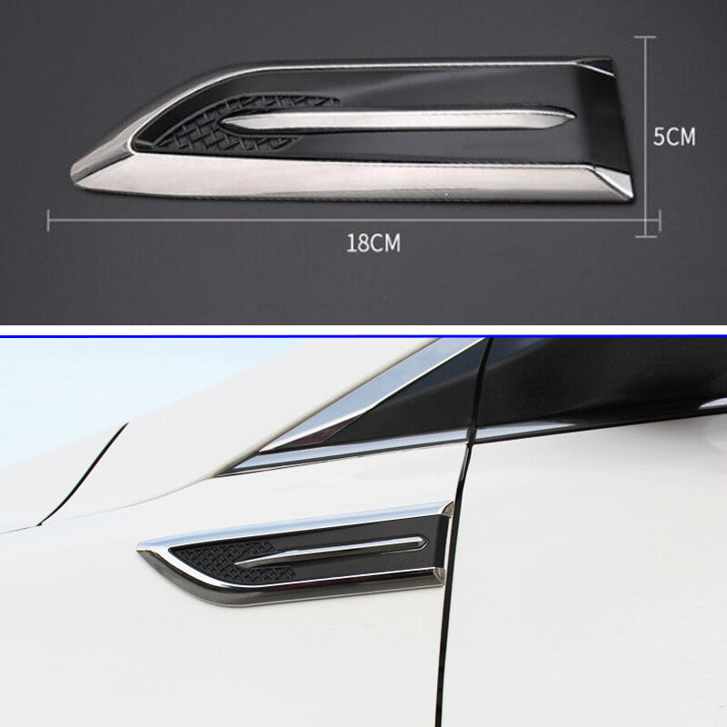 2-piece RV/Car Side Cover with Air Intake, Ventilation, Protection, ABS, Gills, 185 cm n