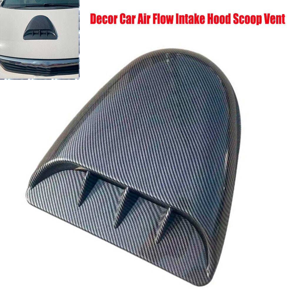 General Motors decorative air intake hood scoop ventilation cap cover carbon fiber - n