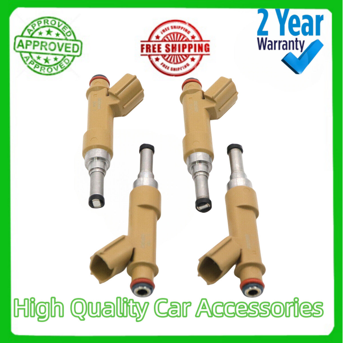 4 pieces suitable for Toyota AURIS hybrid fuel cell 1.8L 2ZR-FXE 23250-37010 23209-39146