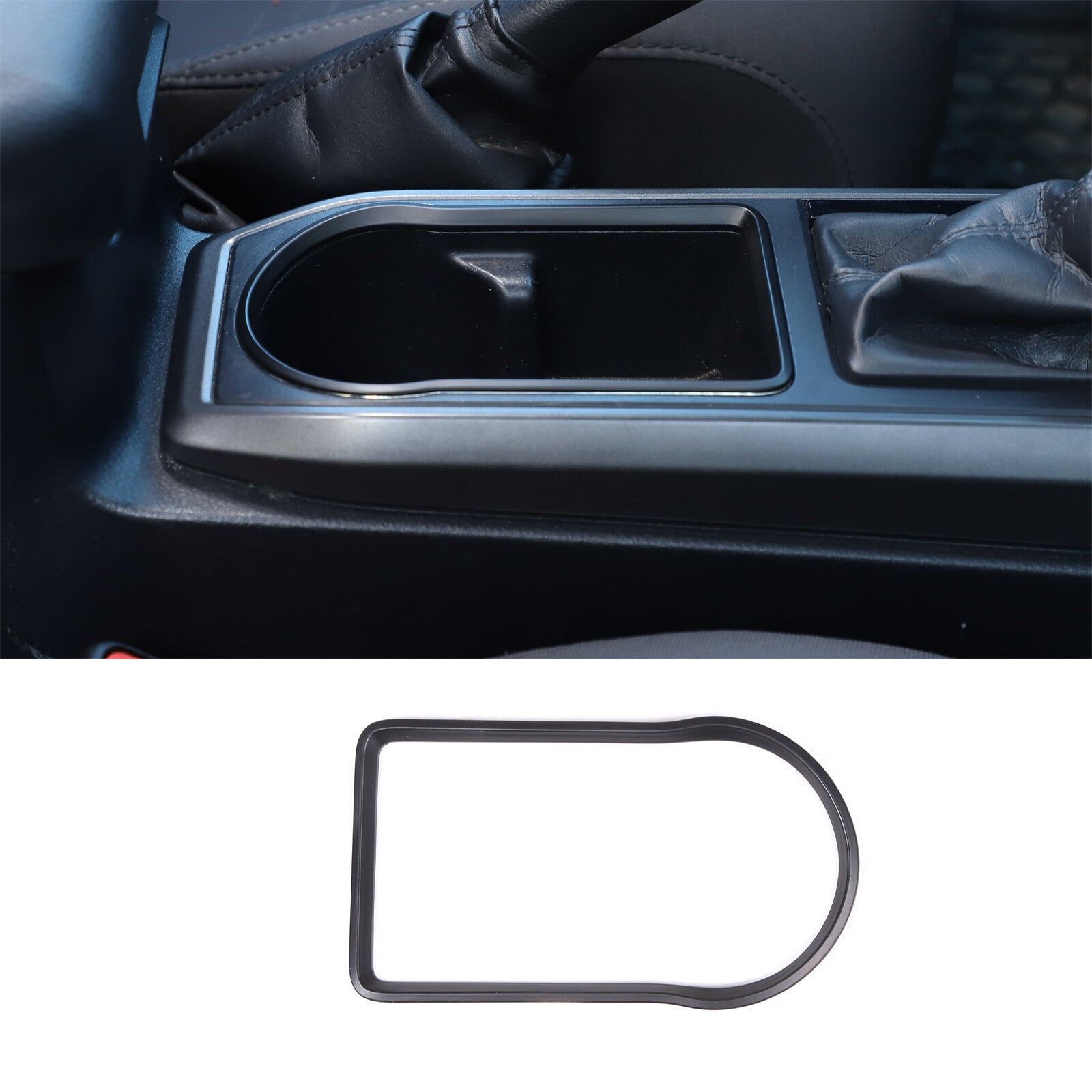ABS black main drive side suspension storage box decoration suitable for Maverick 2022-2023- v