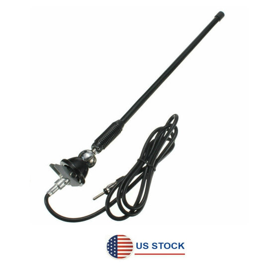 New 16 Universal Mount Swivel Base for SUV AM/FM Radio Amplified Antenna Aerial Kit Q