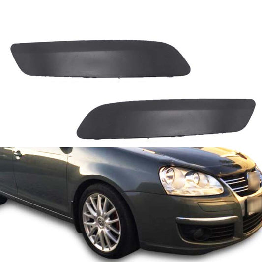 Pair Front bumper molding trim strip for Volkswagen for VW Sagitar for Jetta 5 2006-2010