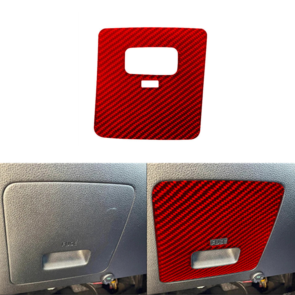2Pcs Carbon Fiber Door Storage Box Panel Trim Cover For 718 2016-2022 v