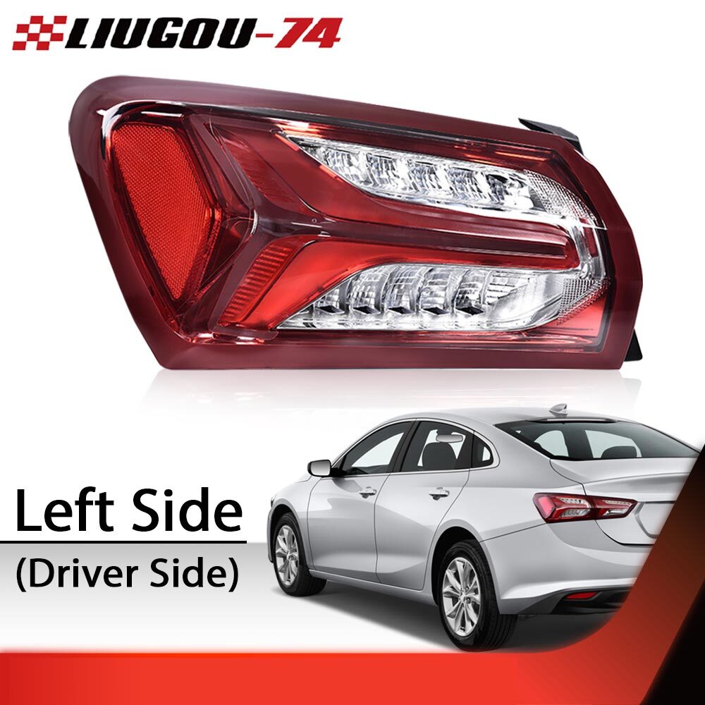 Fits 19-22 for MALIBU LED Tail Light External Replacement LH Driver Side - v