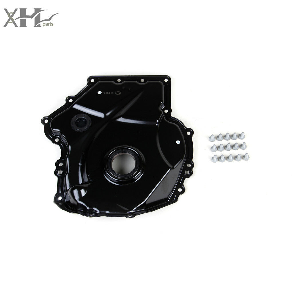 Engine timing chain cover and bolts fit for VW for Golf , for Passat , for Tiguan , and for Audi for A4 . Q