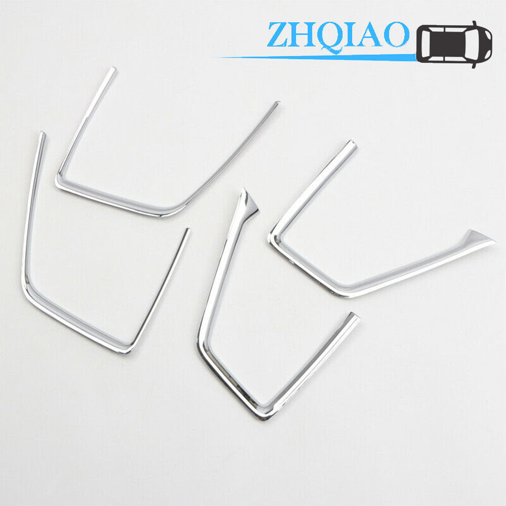 ABS Chrome Inner Front + Rear Door U Shape Cover Trim Kit for Ford F150 15-19