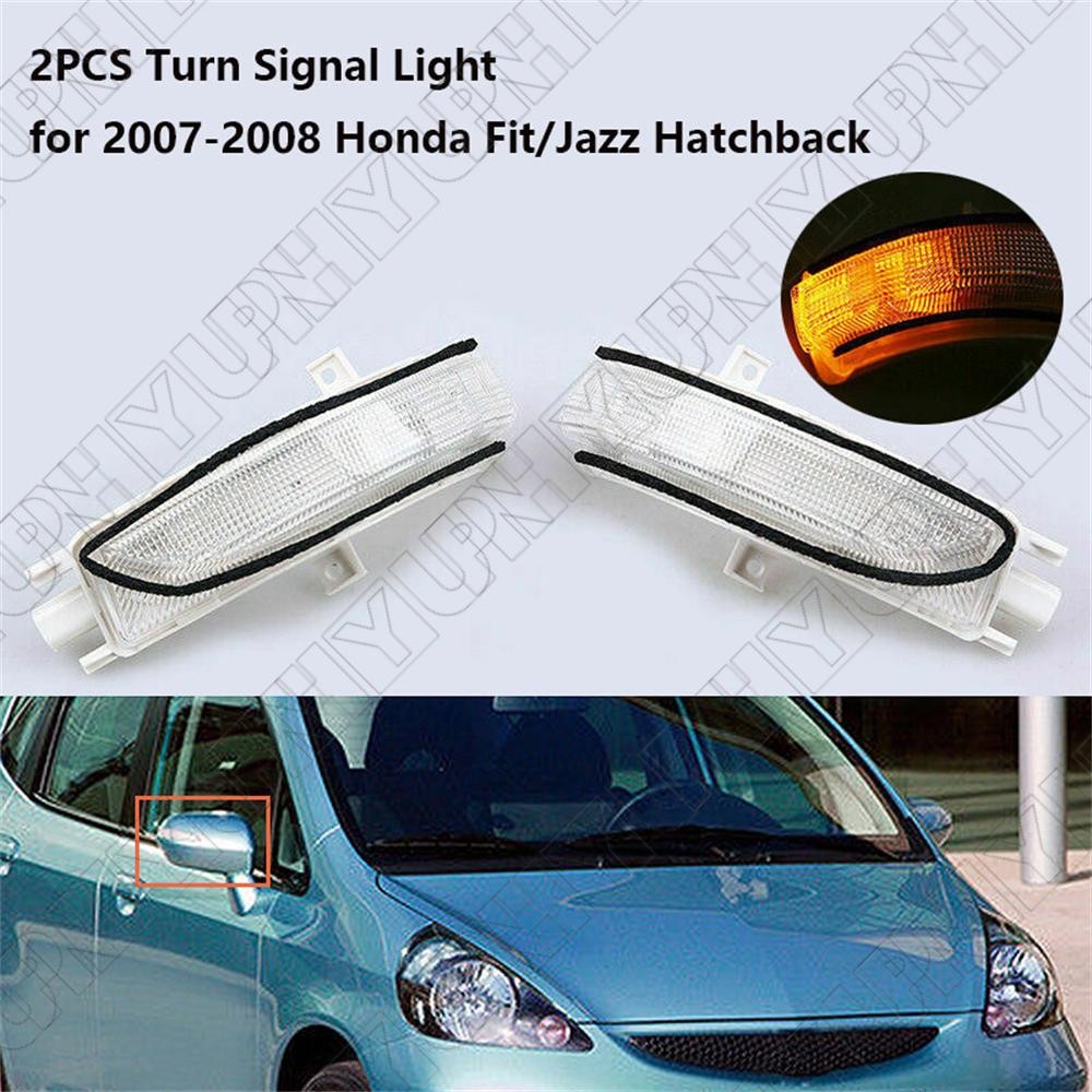 1 Pair Side Mirror Turn signal indicator LED light for HONDA FIT JAZZ 2007 2008 Q