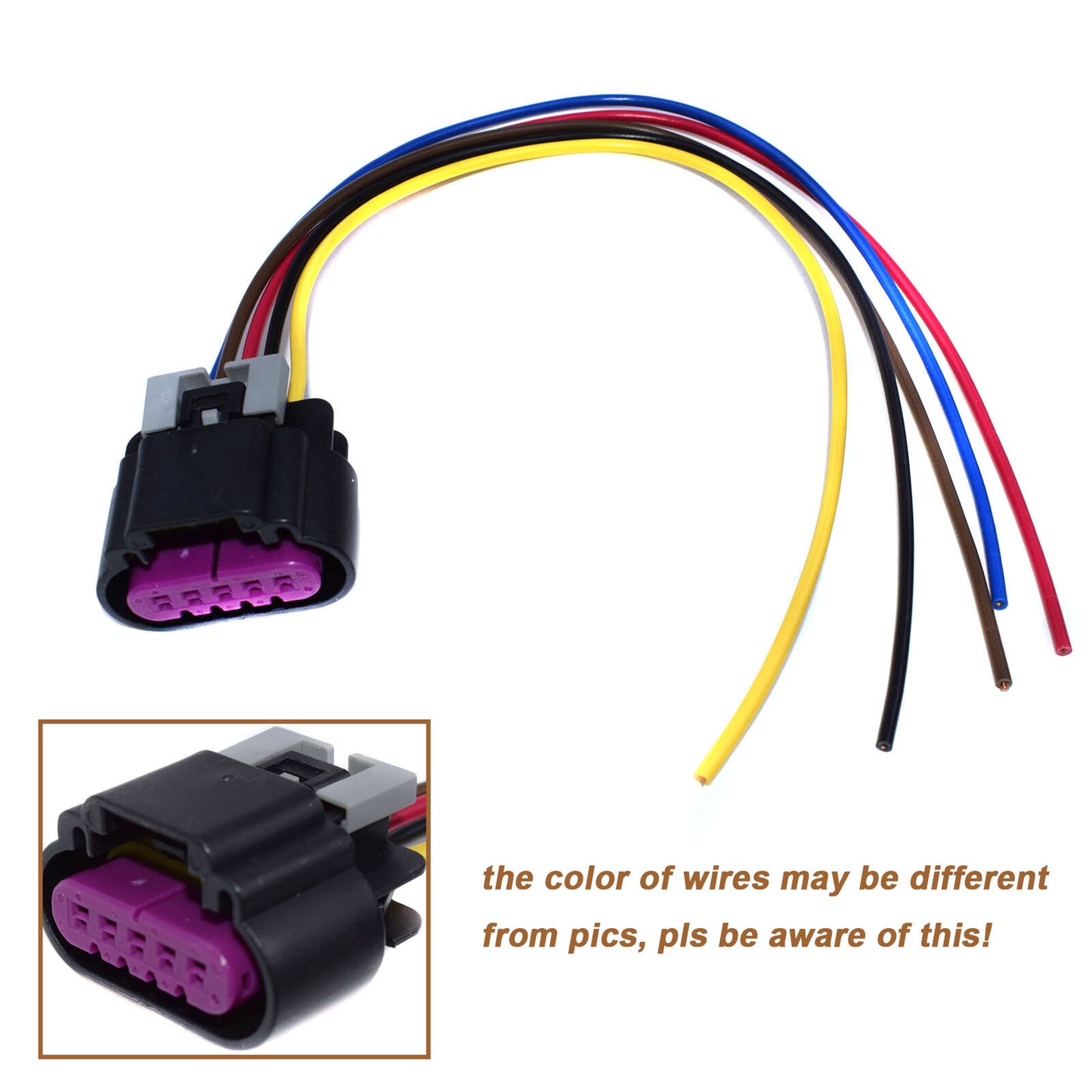 LS3 LS7 5-wire MAF sensor connector pigtail for GM mass air flow rate PT2785- n