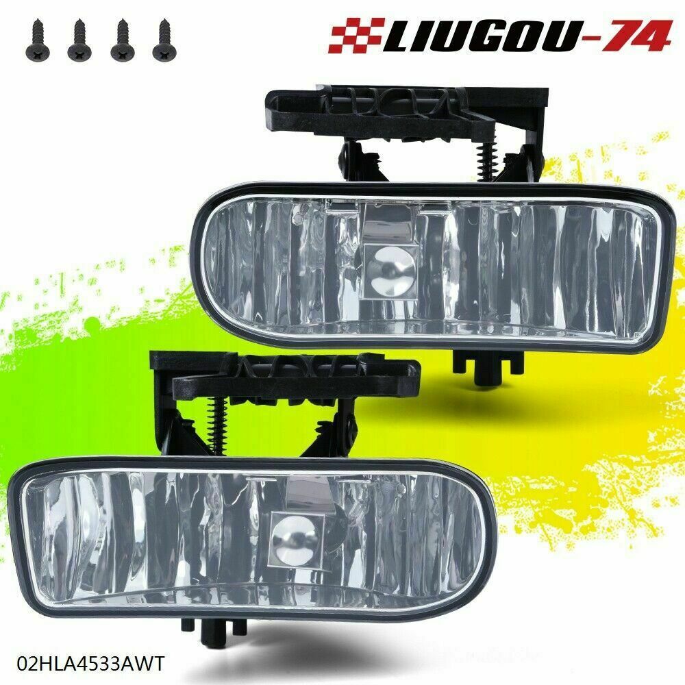 Fog Lights Driving Lights Left & Right fit for 99 - 2002 for GMC for Sierra New- v
