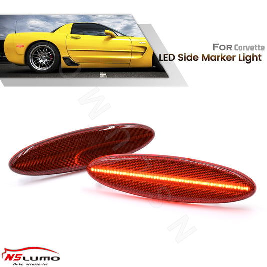 Smoked LED fender turn signal side marker lights for Alfa Romeo Giulietta 10'0 1928 B