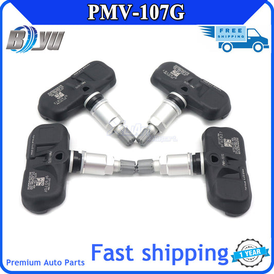 PMV-107G 4-pack TPMS tire pressure monitoring sensors for Honda for Acura Pilot ALLOY v
