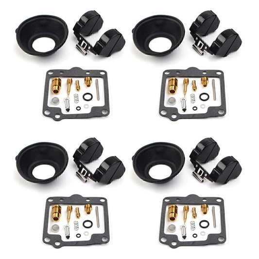for Yamaha XS1100 XS1100L XS1100S 4x Carburetor Repair Kit Carb Float Diaphragms