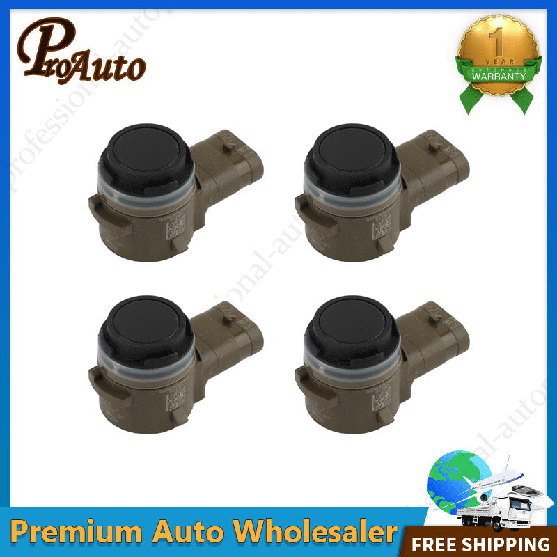 4pcs PDC Parking Sensor Black for Ford 2015-2024 Explorer JU5T15K859AC