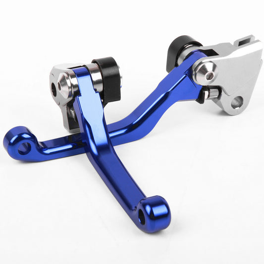for Yamaha YZ125 YZ250 2008-2014 Clutch Brake Pivot Levers Blue CNC US 2013 2012