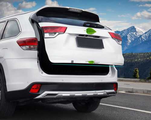 Cover Trim for Toyota Highlander 2014-2019 1PCS Rear Tailgate Trunk Lid Chrome