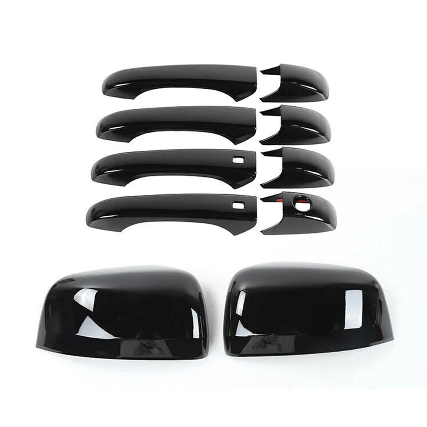 Door handle and rearview mirror housing cover kit for Jeep Grand Cherokee 2011+