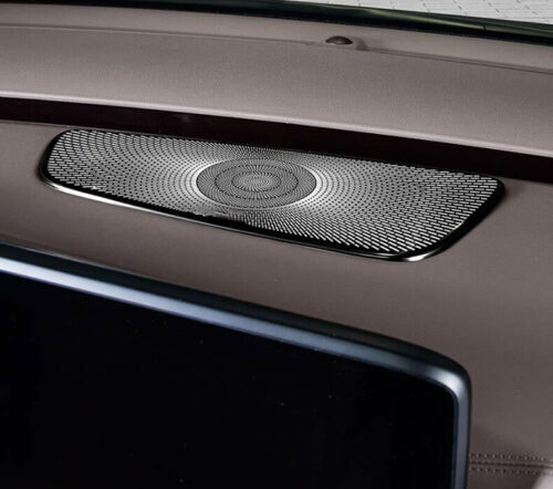 for Kia Carnival 2022-2023 Black Steel Interior Dashboard Speaker Cover Trim 3P