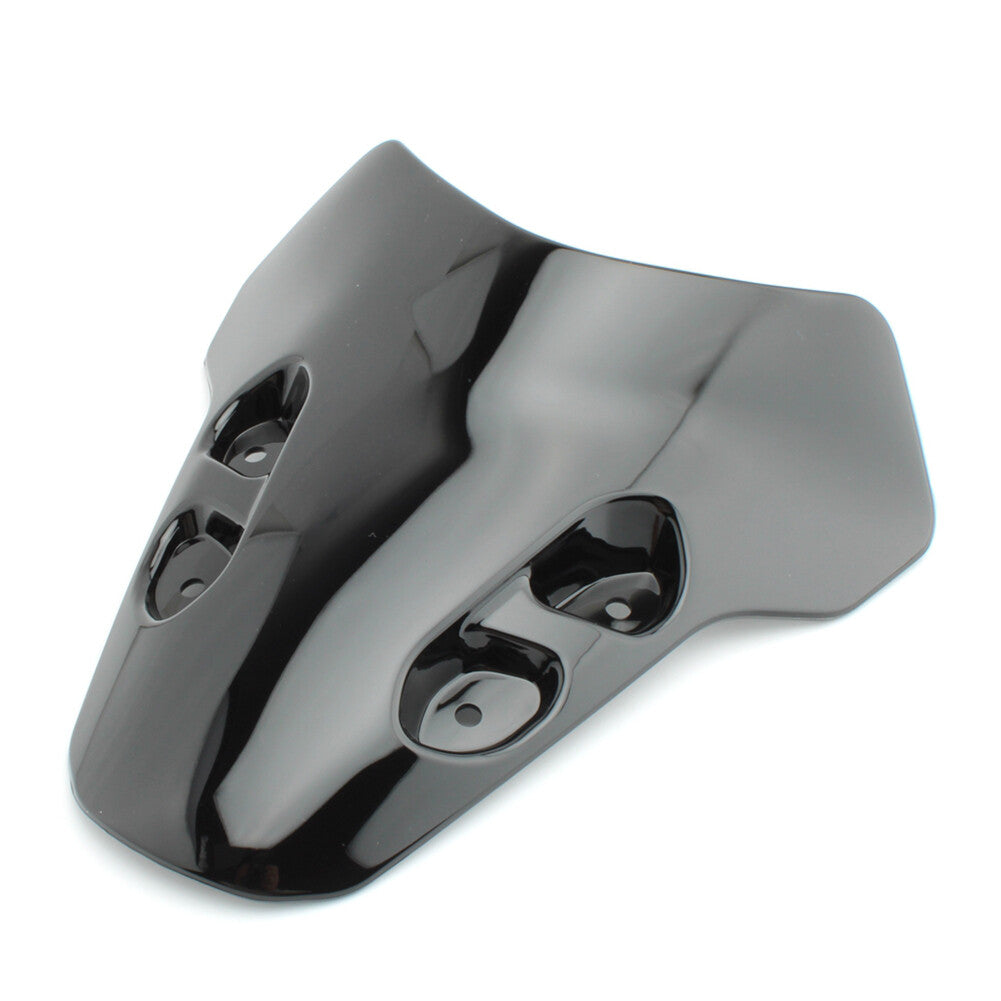 Black Motor Windshield Wind Deflector Windscreens ABS Fit 2021-2022 for Yamaha MT07 Q