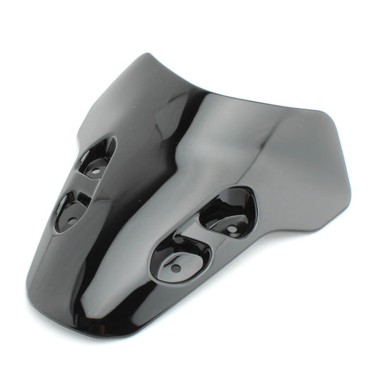 Black Motor Windshield Wind Deflector Windscreens ABS Fit 2021-2022 for Yamaha MT07 Q