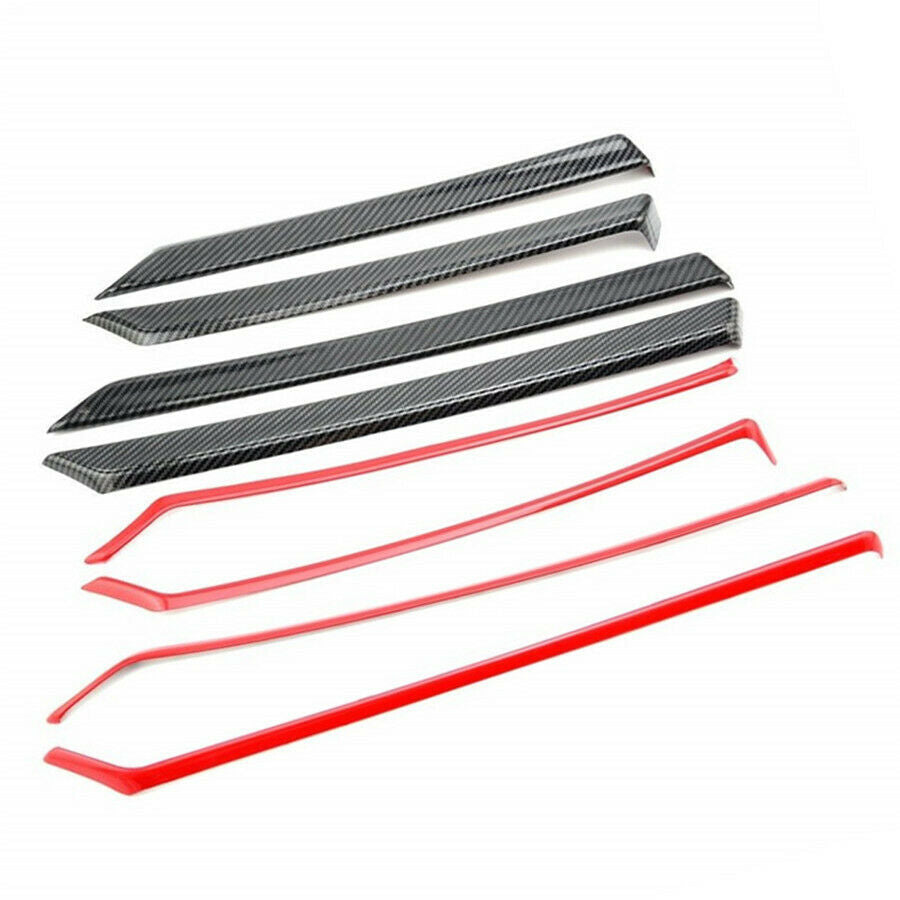 ABS Carbon Fiber Interior Door Trim Decals Cover for Honda for Civic 10th 2016 2017