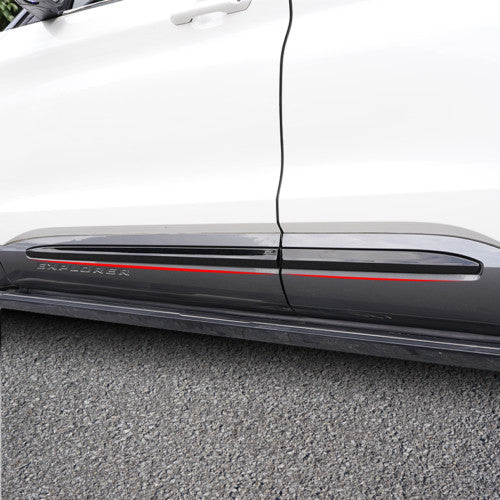 4P Carbon Fiber Inner Door Window Lift Panel Cover For C-HR CHR 2018-2022 v