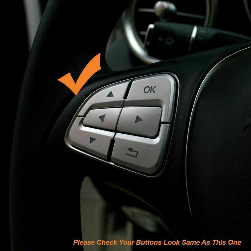For MercedesBenz GLE GLS A B GLA CLS Class Steering Wheel Button Cover Trim