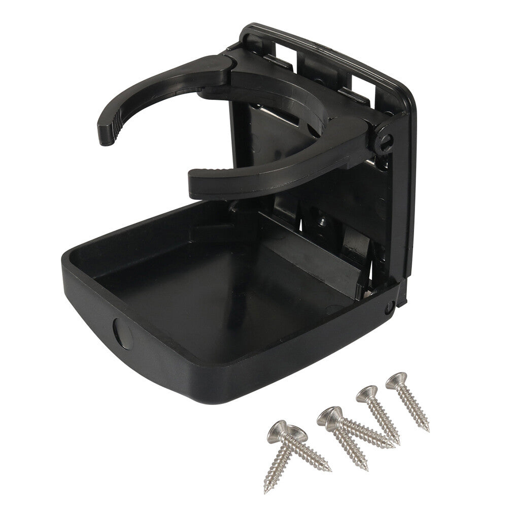 For Marine RVs Vans Universal Adjustable Folding Cup Holder Drink Holder Screws Q