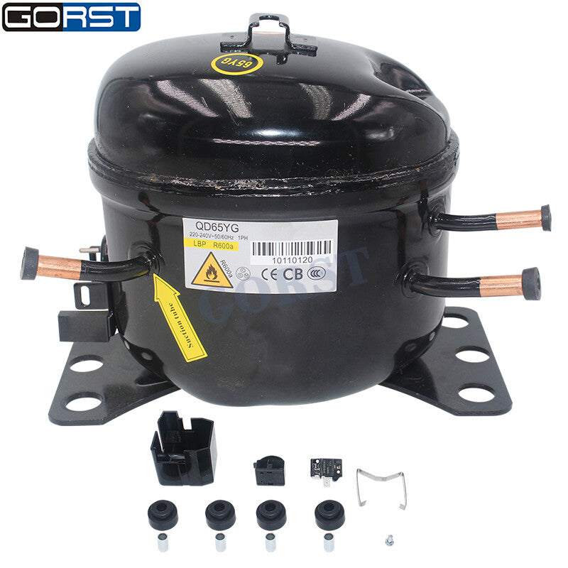 220V 240V Car Refrigeration Air Compressor Fridge Freezer Marine Solar R600a v