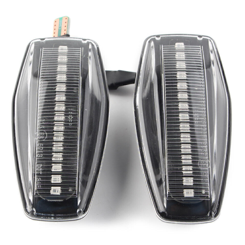 2pcs LED Dynamic Turn Signal Light for Hyundai for Elantra XD i10 Getz for Tucson Clear