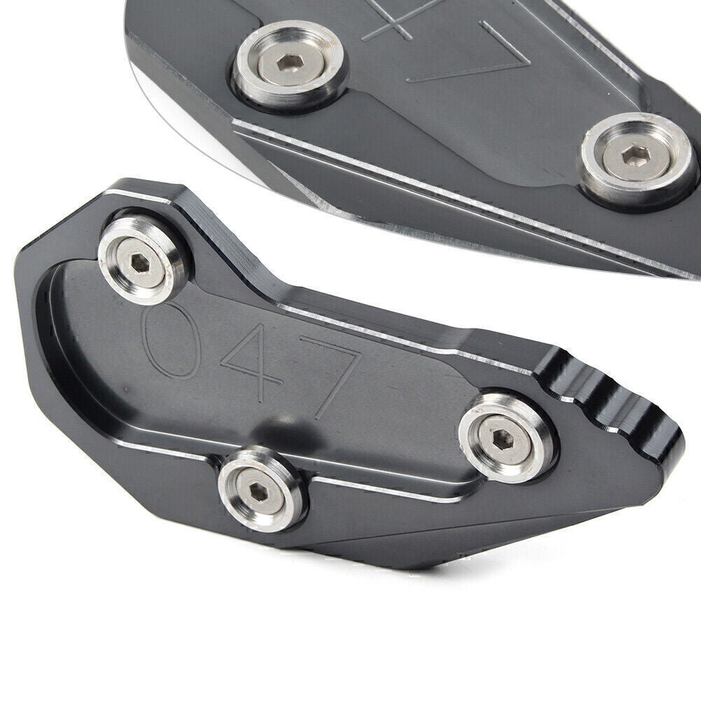 1pc Kickstand Side Stand Enlarger Plate for BMW R1200RS 1200R 2015 2016 Grey Q
