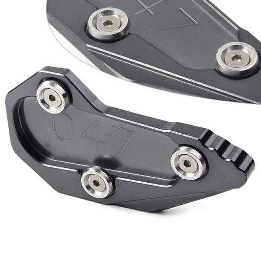 1pc Kickstand Side Stand Enlarger Plate for BMW R1200RS 1200R 2015 2016 Grey Q