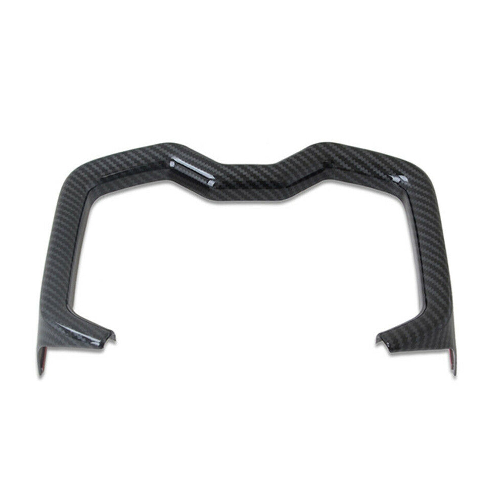 Carbon Fiber Inner Water Cup Holder Frame Cover Trim for Toyota RAV4 2019 2020