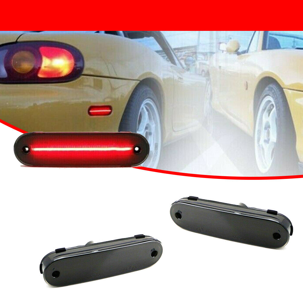 Smoked lens red LED rear marker light suitable for 1990-2005 for Mazda MIATA MX-5- v