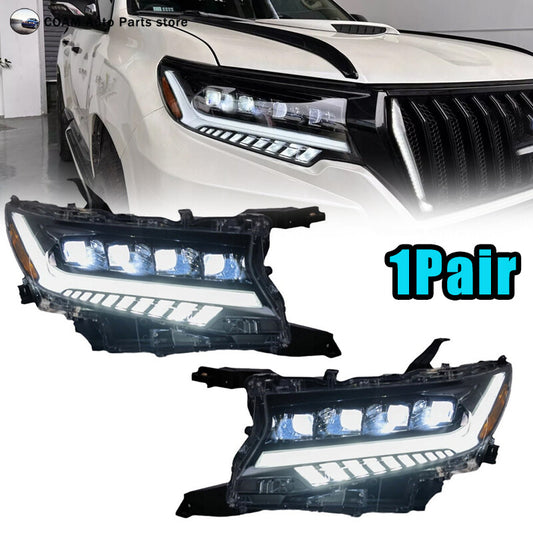 Suitable for Land CRUISER PRADO 2018-2023 LED Headlights with Dynamic Matrix Design