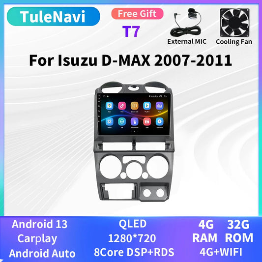 for Isuzu D-Max DMAX 2007-2011 Android CarPlay Car Stereo Radio GPS Navi Screen